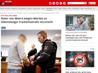 Bild zum Artikel: Frau kam ums Leben - Raser von Moers wegen Mordes zu lebenslanger Freiheitsstrafe verurteilt