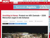 Bild zum Artikel: Nach Bluttat in Hanau: In Hamburg: Heute Demos gegen rechten Terror