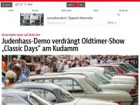 Bild zum Artikel: Juden-Hass-Demo verdrängt Oldtimer-Show „Classic Days“ am Kudamm