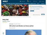 Bild zum Artikel: AfD verliert nach Morden von Hanau deutlich