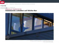 Bild zum Artikel: Drei Tage nach Hanau: Erneut Schüsse auf Shisha-Bar
