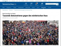 Bild zum Artikel: Tausende demonstrieren gegen den mörderischen Hass
