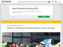 Bild zum Artikel: Rosenmontagszug in Düsseldorf: Höcke mit Hitlergruß und Mottowagen zu Hanau-Anschlag