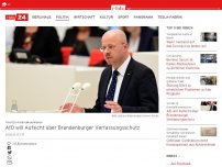 Bild zum Artikel: Vorsitz in Kontrollkommission: AfD will Aufsicht über Brandenburger Verfassungsschutz leiten
