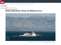 Bild zum Artikel: Geld für Küstenwache: Berlin überweist Türkei 32 Millionen Euro