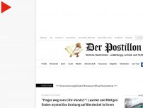 Bild zum Artikel: 'Finger weg vom CDU-Vorsitz!': Laschet und Röttgen finden mysteriöse Drohung auf Bierdeckel in ihrem Briefkasten