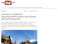 Bild zum Artikel: Coronavirus: Südtiroler Naturbauernhof schreibt nach Stornos öffentliche Botschaft