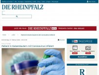 Bild zum Artikel: Coronavirus bei Patienten in Kaiserslautern festgestellt