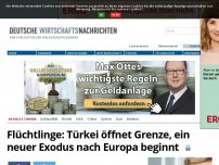 Bild zum Artikel: Flüchtlinge: Türkei öffnet Grenze, ein neuer Exodus nach Europa beginnt