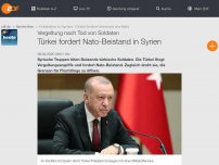 Bild zum Artikel: Türkei fordert Nato-Bestand in Syrien