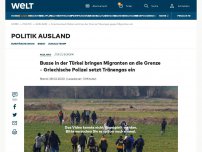 Bild zum Artikel: Erste Migranten machen sich offenbar von der Türkei Richtung EU-Grenze auf