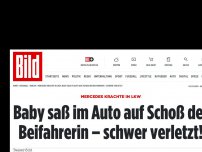 Bild zum Artikel: Mercedes krachte in LKW - Baby saß auf Schoß der Beifahrerin – Klinik!