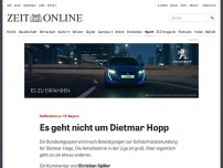 Bild zum Artikel: Hoffenheim vs. FC Bayern: Es geht nicht um Dietmar Hopp