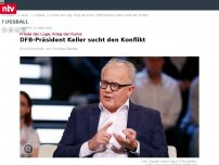 Bild zum Artikel: Friede der Loge, Krieg der Kurve: DFB-Präsident Keller sucht den Konflikt