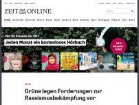Bild zum Artikel: Hanau: Grüne legen Forderungskatalog zur Rassimusbekämpfung vor