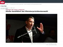 Bild zum Artikel: Thüringer AfD schickt Landeschef: Höcke kandidiert bei Ministerpräsidentenwahl