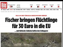 Bild zum Artikel: BILD an der Grenze - Türkische Fischer bringen Flüchtlinge für 30 Euro in die EU