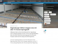 Bild zum Artikel: Regensburger Zöllner stoppen Lkw mit über 15 Tonnen Sprengstoff