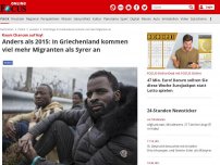 Bild zum Artikel: Viele Afrikaner, kaum Syrer - Anders als 2015: In Griechenland kommen viel mehr Migranten als Flüchtlinge an