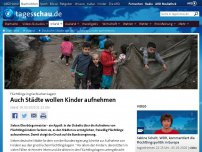 Bild zum Artikel: Deutsche Städte wollen Flüchtlingskinder aufnehmen