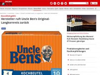 Bild zum Artikel: Gesundheitsgefahr - Hersteller ruft Uncle Ben's Original-Langkornreis zurück