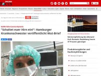 Bild zum Artikel: Köln - „Schaltet euer Hirn ein!“: Gefährliche Corona-Hysterie: Krankenschwester schlägt Alarm