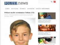 Bild zum Artikel: Polizei sucht vermissten Tobias (15)