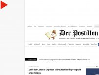 Bild zum Artikel: Zahl der Corona-Experten in Deutschland sprunghaft angestiegen
