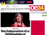 Bild zum Artikel: Wiens Vizebürgermeisterin ruft zur Flüchtlingsaufnahme auf