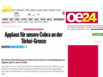 Bild zum Artikel: Applaus für unsere Cobra an der Türkei-Grenze