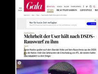 Bild zum Artikel: Xavier Naidoo: Mehrheit hält nach DSDS-Rauswurf zu Xavier Naidoo