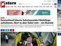 Bild zum Artikel: Drama an der türkisch-griechischen Grenze: Deutschland könnte Zehntausende Flüchtlinge aufnehmen, lässt es aber lieber sein – ein Skandal