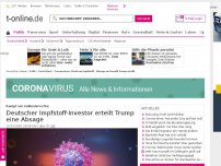 Bild zum Artikel: Coronavirus: Impfstoff-Investor erteilt Donald Trump eine Absage
