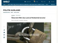 Bild zum Artikel: Österreich fährt das Land auf Notbetrieb herunter