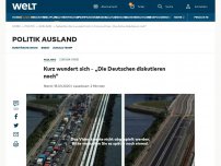 Bild zum Artikel: Kurz wundert sich – „Die Deutschen diskutieren noch“