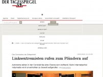 Bild zum Artikel: Linksextremisten rufen zum Plündern auf