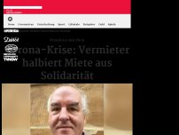 Bild zum Artikel: Corona-Krise: Vermieter halbiert Miete aus Solidarität