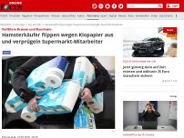 Bild zum Artikel: Vorfälle in Bremen und Mannheim - Hamsterkäufer flippen wegen Klopapier aus und verprügeln Supermarkt-Mitarbeiter