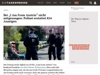 Bild zum Artikel: Bei „I Am From Austria“ nicht mitgesungen: Polizei erstattet 824 Anzeigen