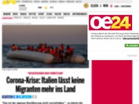 Bild zum Artikel: Corona-Krise: Italien lässt keine Migranten mehr ins Land