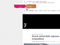 Bild zum Artikel: Bosch erfindet eigenen Covid-19-Schnelltest