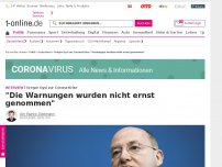 Bild zum Artikel: Gregor Gysi zur Coronavirus-Krise: 'Warnungen wurden nicht ernst genommen'