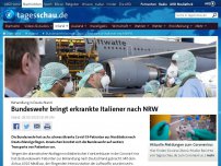 Bild zum Artikel: Bundeswehr bringt Covid-19 erkrankte Italiener nach NRW