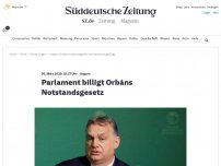Bild zum Artikel: Ungarn: Parlament billigt Orbáns Notstandsgesetz