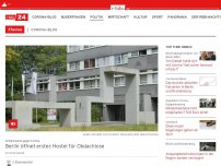 Bild zum Artikel: Schutzräume gegen Corona: Berlin öffnet erstes Hostel für Obdachlose