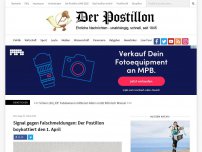 Bild zum Artikel: Signal gegen Falschmeldungen: Der Postillon boykottiert den 1. April