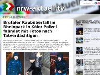 Bild zum Artikel: Brutaler Raubüberfall im Rheinpark in Köln: Polizei fahndet mit Fotos nach Tatverdächtigen