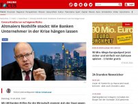 Bild zum Artikel: Corona-Kredite nur auf eigenes Risiko - Altmaiers Nothilfe stockt: Wie Banken Unternehmer in der Krise hängen lassen