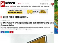 Bild zum Artikel: SPD erwägt Vermögensabgabe zur Bewältigung von Corona-Krise
