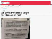 Bild zum Artikel: Freunde müssen 1.000 € Strafe für Treffen zahlen